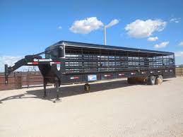 40 Gooseneck Trailer For Sale - For More Information Click On The Image Or See Ad 36516 On Wwwran Stock Trailer Gooseneck Trailers For Sale Cattle Trailers