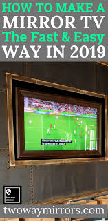 An excellent attractive mirror is one of the keys of interior. Pin On Diy Framed Mirror Tv Easy Step By Step Instructions