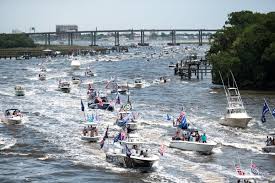 See more ideas about boat parade, parades, boat. Maga Boat Parade Runs From Anchor Bay To Ambassador Bridge June 13
