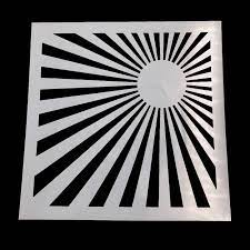Rays Of Light Scrapbook Stencils Spray Plastic Mold Shield Diy Cake Hollow Embellishment Printing Lace Ruler Valentine Special Discount 8a09 Cicig