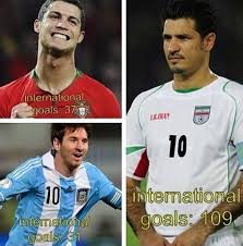 Nicknamed shahriar ʃæhrijɑːr, meaning the king; Ali Daei 109 Goals Iran National Football Team Ali Daei Fifa Football
