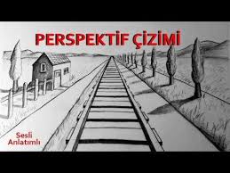 Perspektif Cizimi Resim Dersi Tek Nokta Kacisli Perspective Drawing 1 Point Art Youtube Perspektif Cizim Resim
