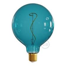 G125 Ocean Blue Light Bulb Pastel Line Vine Filament 4w E27 Dimmable 2200k Light Bulb Light Bulb Design Gold Light Bulb