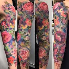 Pin By Lauren Hendricks On Tattoo Ideas Colorful Sleeve Tattoos Sleeve Tattoos Half Sleeve Tattoos Color