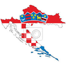 Vous recherchez des croatia flagge de bonne qualité aux prix les plus bas ? Land Umriss Mit Der Flagge Von Kroatien Leinwandbilder Bilder Bereiche Kroatisch Divisionen Myloview De