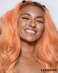 Your chosen purple hair dye should be related to the base orange tone: Shrine Semi Permanent Peach To Orange Hair Dye Drops 0 68fl Oz Vegan Cruelty Free And No Plastic Waste Walmart Com Walmart Com