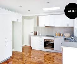 contemporary kitchen makeover for just
