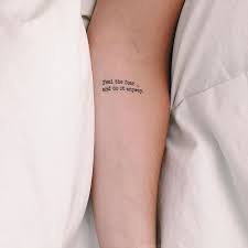 Tattoos Back Tattoos English Short Sentence Tattoos Spinal Tattoos Tattoos Quotes Meaningful Tattoos Quote Tattoos Girls Small Quote Tattoos Elbow Tattoos