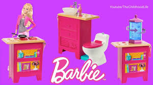 Description:the barbie malibu house playset is ready for imaginations to move right in with cool transformations and lots of storytelling pieces! Barbie Dreamhouse 2015 Bathroom Barbie Doll Life In The Dreamhouse Dollhouse Thechildhoodlife Youtube