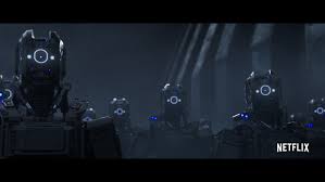 When the mysterious woman (hillary swank) is initially in the medical bay with mother, daughter is outside the closed door and can't hear what they are saying. Fin Design Effects Creates Cgi Robot For Sci Fi Thriller I Am Mother Starring Hilary Swank Ausfilm