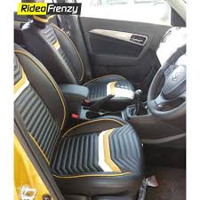 Just a day before official customer deliveries of the car commences, maruti vitara brezza accessories list along with prices has been detailed: Buy Vitara Brezza Genuine Seat Covers 3999 Limited Stock