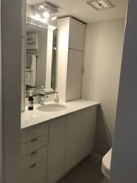 using ikea kitchen cabinet in bathroom