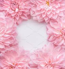 A collection of the top 29 aesthetic pink flower wallpapers and backgrounds available for download for free. Creative Pastel Pink Flowers Frame By Vicuschka On Creativemarket Pink Flower Frame Pink Flowers Flower Aesthetic