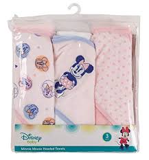 Ships free orders over $39. Towels Washcloths 2 Pack Disney Mickey Minnie Mouse Baby Bath Terry Hooded Towels Gift Set New Baby
