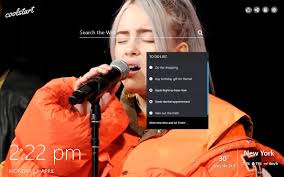 Billie eilish, music, simple background, dark hair, tongue out. Billie Eilish Hd Wallpapers Music Theme Chrome Web Store