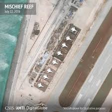 Us officials say china has reclaimed 810 hectares (2,000 acres) since the beginning of 2014. Satellite Photos Suggest Chinese Military Build Up On Disputed South China Sea Islands