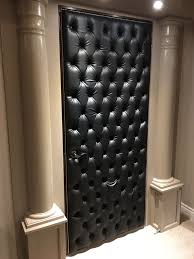 Adding Tufting To The Home Theater Doors Give Your Theater Door That Cinema Quality Home Music Rooms Home Cinema Room Theater Room Design