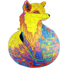Inspiring, magical, imaginative pieces of. A3 A4 A45 Wooden Cartoon Fox Jigsaw Puzzle Unique Animal Shape Toy Mysterious Charming Early Education Gift For Kid Children Adults Kids Sale Banggood Com