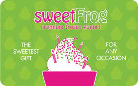We did not find results for: Sweetfrog Gift Card Giftcardmall Com