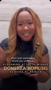 Raina’s death had us all in our feels 😭 Congrats to Donesha Hopkins, our  ‘Screaming at the TV’ Winner! 🎉📺 #PowerChoiceAwards #Power10 , Watch the  full awards show with link in bio. 🏆
