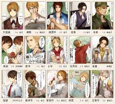3 二十六茶 在 twitter 私得aph学園 https t co lo1eeykosg twitter hetalia headcanons hetalia characters hetalia