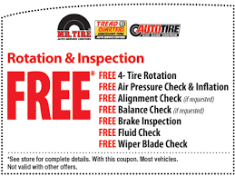 Free Tire Rotation And Inspection Free Tire Coupons Brake Inspection