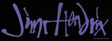 Jimi Hendrix Signature Logo Sticker Logo Sticker Jimi Hendrix Rock Band Logos