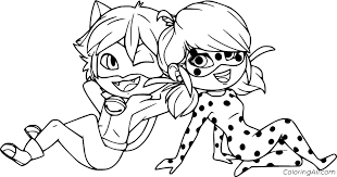 Tales of ladybug & cat noir this week, get your amazing coloring sheets here! Miraculous Ladybug Coloring Pages Coloringall