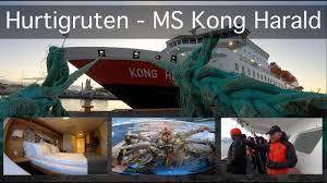 Le navire mouilleur ml saltfjord suivra le ms kong harald vers le port. Hurtigruten Ms Kong Harald Portrait Decks Cabins Expedition Team Youtube