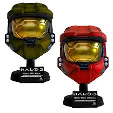 The current turnaround time for a finished helmet is 1 month. Halo 3 Master Chief Scaled Helmet Replica Set