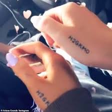Ariana grande is a very famous and brilliant american singer. Ariana Grande Shows Off A Selection Of Her 48 Tattoos As She Flashes Arm Inkings In Sultry Selfie Daily Mail Online