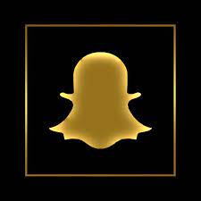 Black Gold Snapchat App Icon Black App Night City App Icon