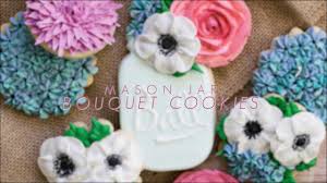 It might be a good idea to use leather gloves when doing this to protect yourself from the sharp wire edges. Mason Jar Bouquet Cookies Youtube