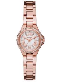 Michael Kors Mk3654 Womens Petite Camille Three Hand Watch