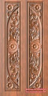 Front door decor, 3d lettering, shiplap style door hanger, welcome door hanger, round wood welcome sign, year round wreath. Top Double Door Wood Carving Images And Pinsenthil Arunagiri On A Flower Door Design Wood Wood Door Design Wood Wooden Front Door Design Double Door Design