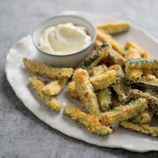 How to cook babymarrow with mince / baby marrow bake / this stuffed marrow with mince recipe, is an easy and delicious option. Baked Baby Marrow Fries With Garlic Mayo Mykitchen