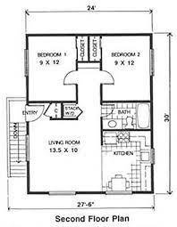 Garage floor plan, living area and bathroom. Over Sized 2 Car Garage Apartment Plan With Two Story 1440 1 24 X 30