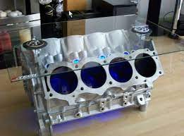 Using the pistons as the legs and the support for the glass top surface gives this coffee table a strong and sturdy appearance. V8 Engine Block Coffee Tables 3 Day Sale By Enginehacker On Etsy 500 00 Automotive Furniture Cool Furniture Automotive Decor
