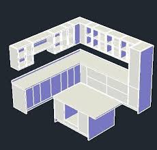 autocad kitchen design 2d