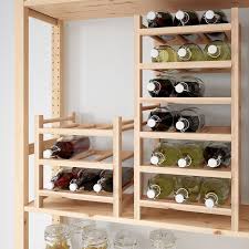 Hutten Flaschenregal Fur 9 Flaschen Massivholz Ikea Osterreich Wijnrek Ikea Houten Wijnrekken