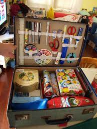 P1010917 Art Supplies Storage Suitcase Ideas Suitcase Storage