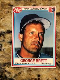 George Brett Post First Collector Series Pristine Condition Card