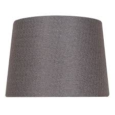 6pcs lamp shade wire for shade diy metal spider bulb holding part replacement. Hampton Bay Mix And Match 14 Inch X 10 Inch Grey Round Table Lamp Shade The Home Depot Canada