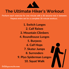 If You Want To Get In Shape For Your Next Hike These 10 Exercises Will Target All The Muscles You 39 Ll Use Whether I Hiking Training Hiking Workout Workout