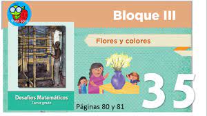 Tercer grado fue elaborado y editado por la dirección general de materiales educativos de la secretaría de educación pública. Desafio Matematico 35 Flores Y Colores Youtube