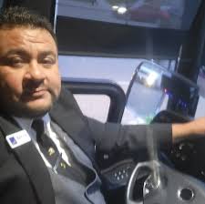 Should the driver head to the nearest bus station after a hydraulic line  burst?