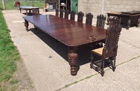 Huge 15ft Jacobean Victorian Dining Table 5 Metre Late Victorian Carved Oak Extending Dining Table To Seat 20 People Comfortably Table A Manger Extensible Table Salle A Manger Table