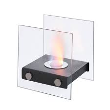 The fire pit cover converts it to a table top, which is awesome! 6 75 X7 5 Ventless Smokeless Square Glass Black Metal Tabletop Fire Pit Dayna B Target