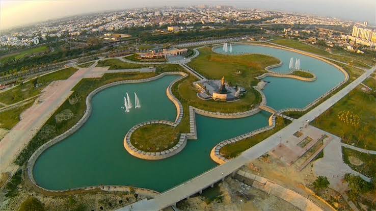 Janeshwar mishra park,Lucknow,Uttar Pradesh,India - Drone Photography