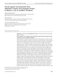 Search companies in hat yai, thailand : Pdf Social Support And Antenatal Clinic Attendance Among Thai Pregnant Women In Hatyai A City In Southern Thailand David Dunt Academia Edu